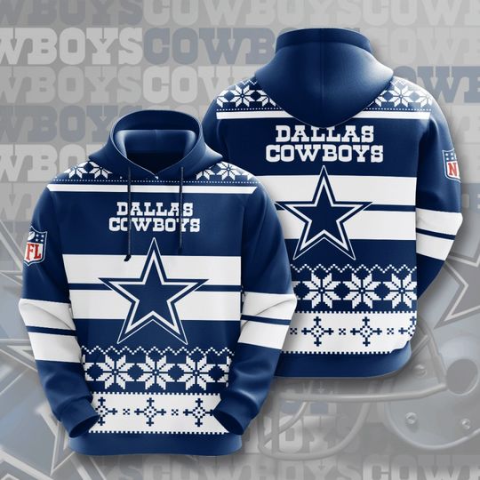 Dallas Cowboys 3D Hoodie