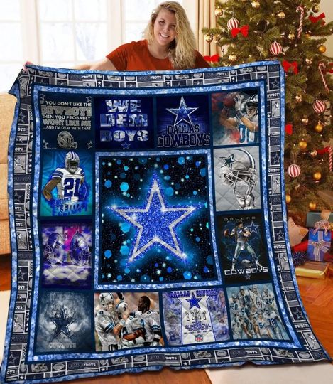 Dallas Cowboys Fleece Blanket Gift For Fan