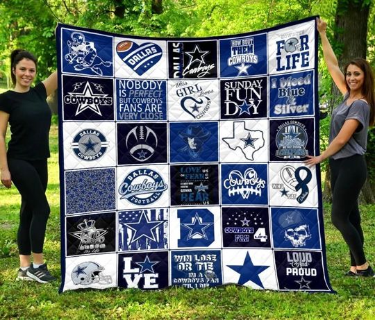 Dallas Cowboys Fleece Blanket Gift For Fan