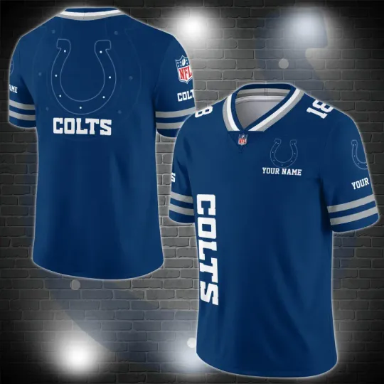 Indianapolis Colts Personalized V-neck Football Jersey Sport Gifts For Fan