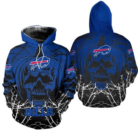 Buffalo Bills x Halloween 3D Hoodie