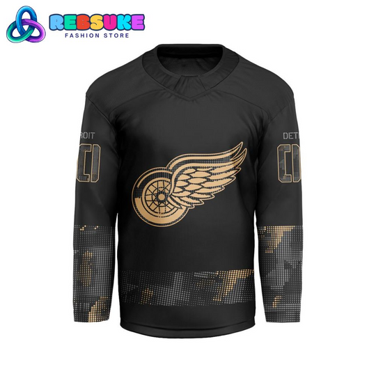 Discover Personalized NHL Detroit Red Wings x Military Appreciation Jersey 2025