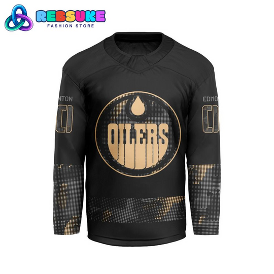 Discover Personalized NHL Edmonton Oilers x Military Appreciation Jersey 2025