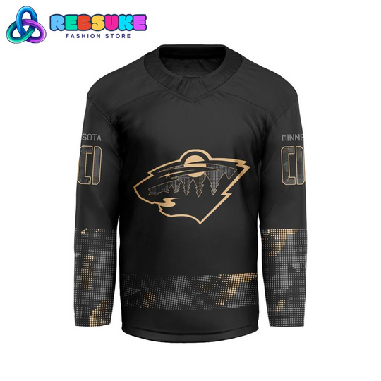 Discover Personalized NHL Minnesota Wild x Military Appreciation Jersey 2025