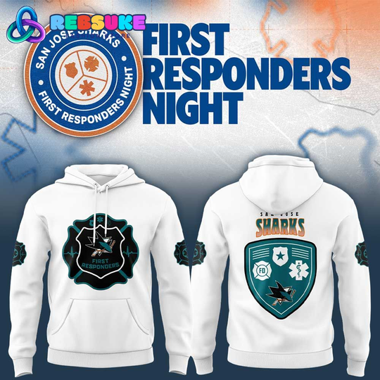 San Jose Sharks x First Responders Night 2026 Hoodie