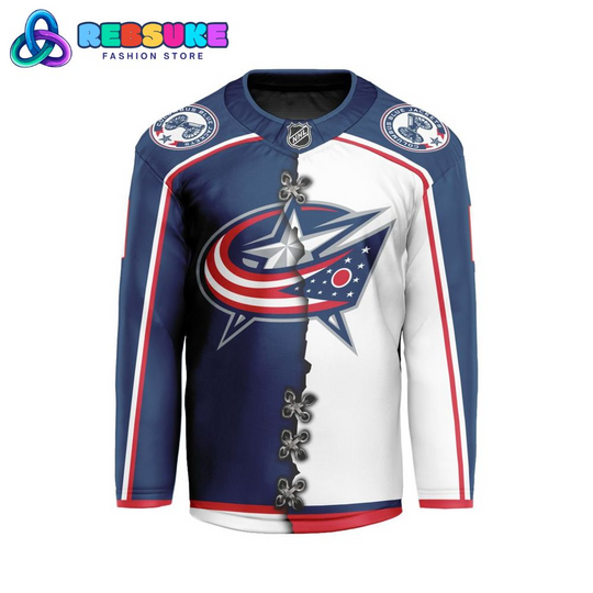 Discover Personalized NHL Columbus Blue Jackets Limited Home Mix Away Jersey