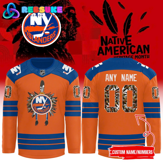 Discover Personalized New York Islanders NHL Native American Heritage Month Hockey Jersey