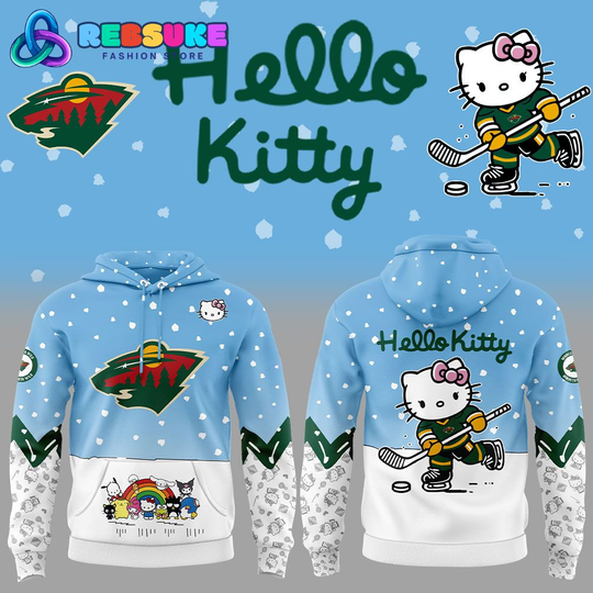 Minnesota Wild x Hello Kitty Hoodie