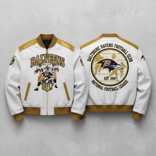 Baltimore Ravens Vintage Bomber Jacket – football Football Heritage 2025 Exclusive Edition