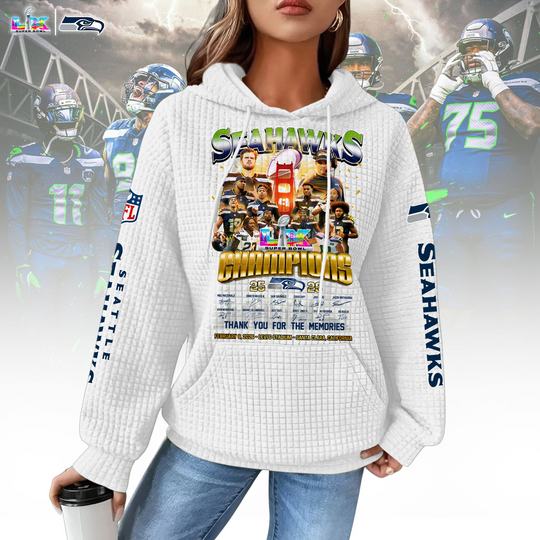 Discover Seattle Seahawks Super Bowl LX Champions 2026 Hoodie