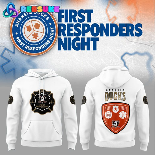 Anaheim Ducks x First Responders Night 2026 Hoodie