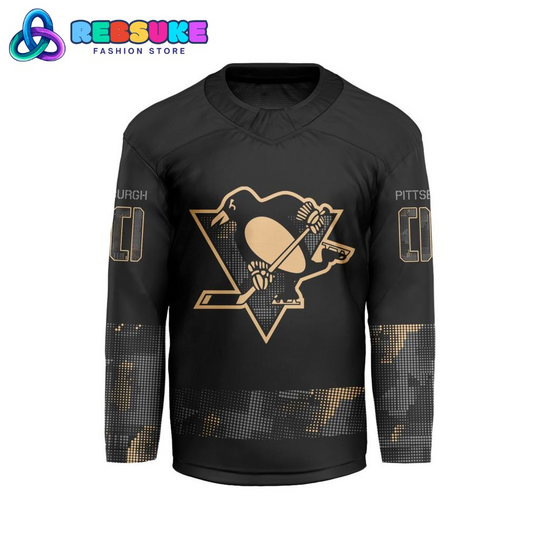 Personalized NHL Pittsburgh Penguins x Military Appreciation Jersey 2025