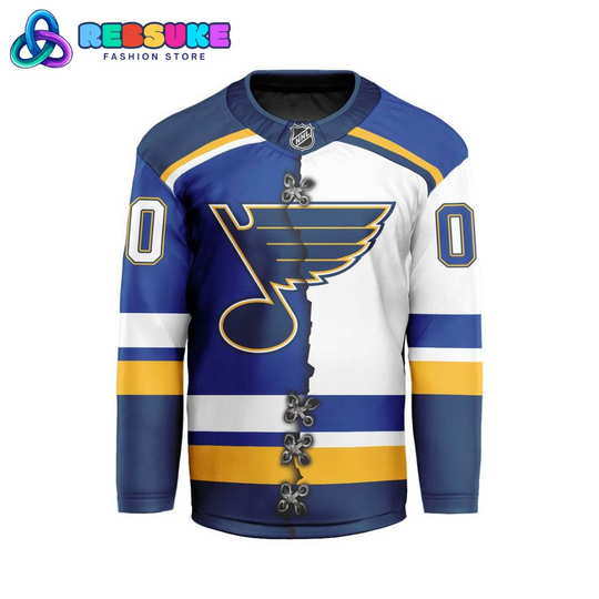 Personalized NHL St. Louis Blues Limited Home Mix Away Jersey