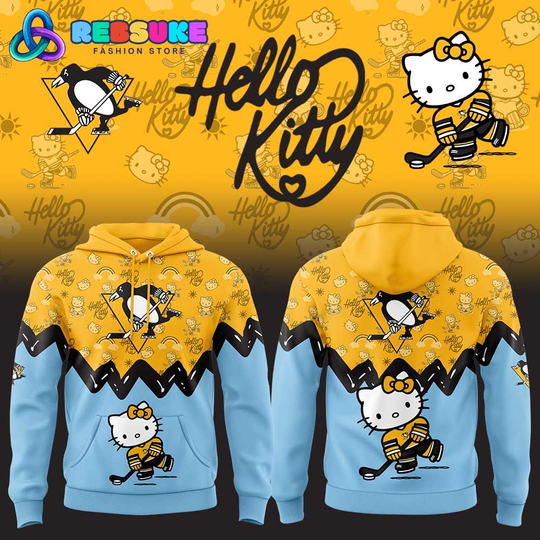 Pittsburgh Penguins Hello Kitty New Hoodie