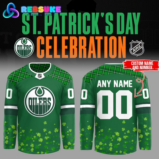 Discover Personalized Edmonton Oilers x St.Patrick’s Day Jersey 2025
