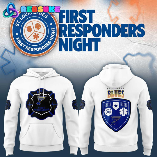 St. Louis Blues x First Responders Night 2026 Hoodie