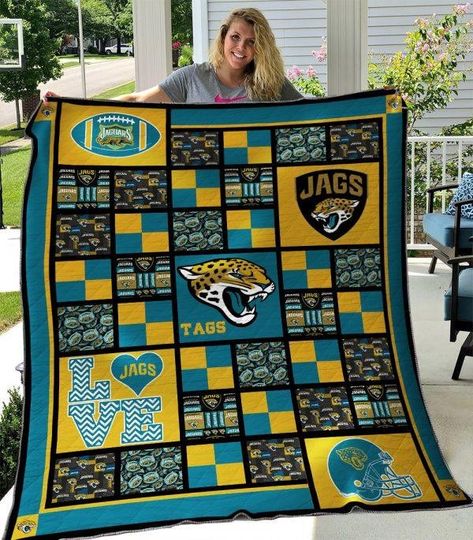 Jacksonville Jaguars Fleece Blanket Gift For Fan