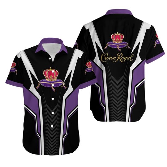 Crown Royal Button Shirt, Crown Royal Hawaiian Shirt, Shirt For Men, Father's day gift