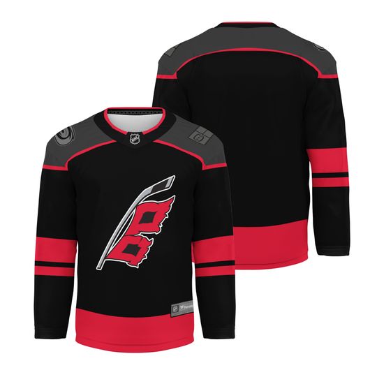 Men's Fanatics Black Carolina Hurricanes Home Breakaway Jersey