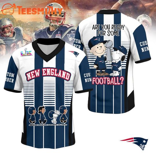 New England Patriots 2026 Super Bowl x Peanut Snoop Football Jersey