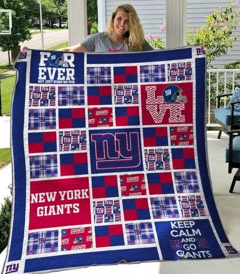 New York Giants Fleece Blanket Gift For Fan