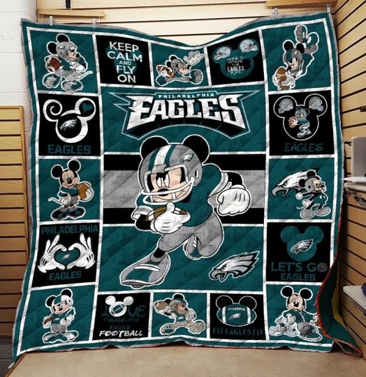 Philadelphia Eagles Fleece Blanket Gift For Fan