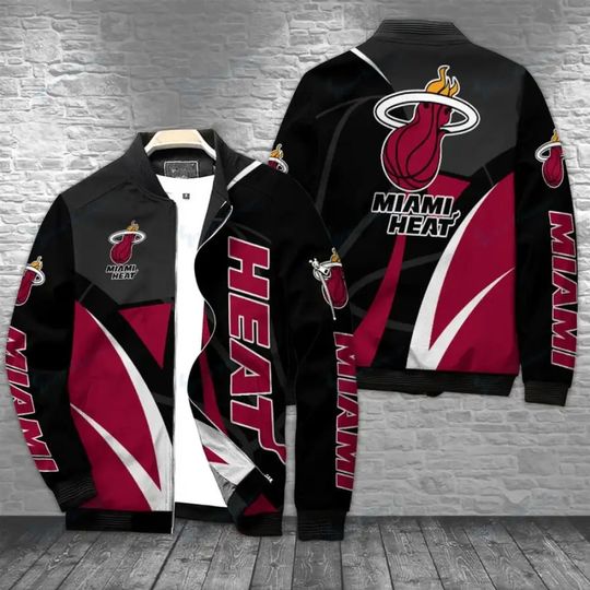 Miami Heat Bomber Jacket – Stylish NBA Fan Outerwear