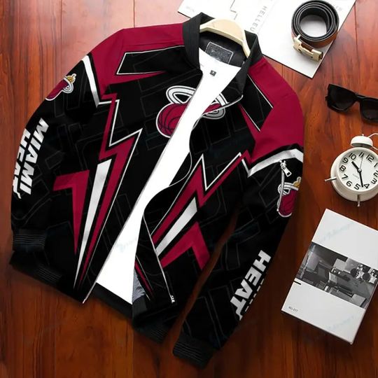 Miami Heat Bomber Jacket – Perfect Gift for Basketball Fans