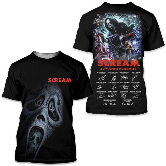 Scream 30th Anniversary 3D T-Shirt