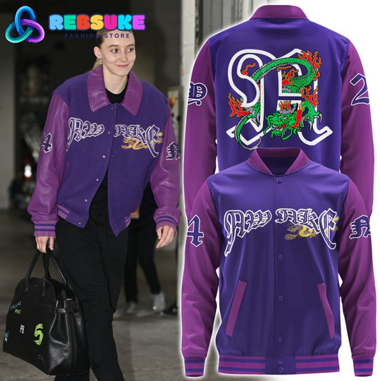 Discover Paige Bueckers WNBA Dragon Purple Limited Edition Jacket
