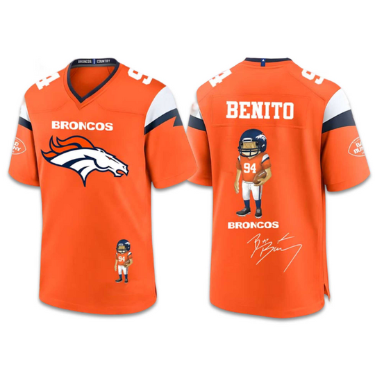 Broncos Bad Bunny Concho Super Bowl 2026 Jersey