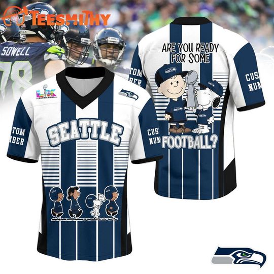 Seattle Seahawks 2026 Super Bowl x Peanut Snoop Football Jersey