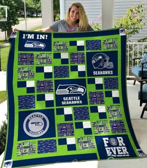 Seattle Seahawks Fleece Blanket Gift For Fan