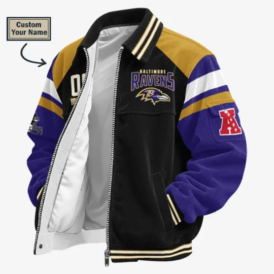 Baltimore Ravens Classic Varsity Bomber Jacket