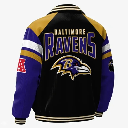 Baltimore Ravens Classic Varsity Bomber Jacket