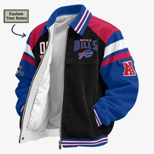 Buffalo Bills Classic Varsity Bomber Jacket