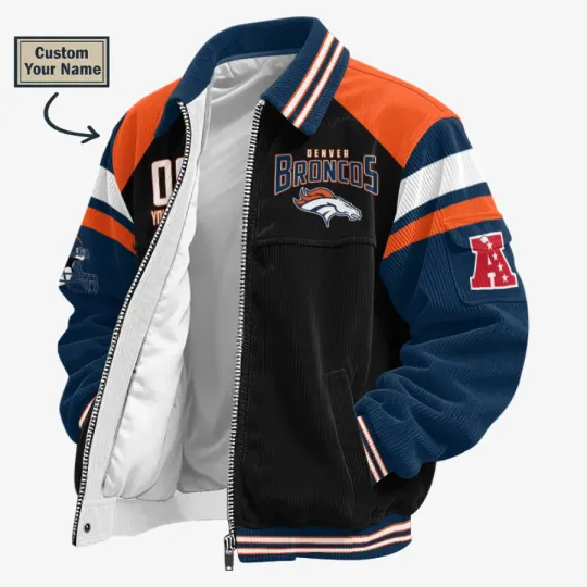Denver Broncos Classic Varsity Bomber Jacket