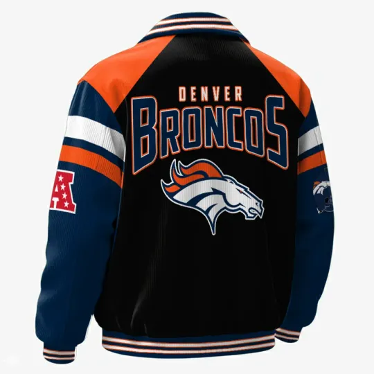 Denver Broncos Classic Varsity Bomber Jacket