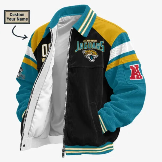 Jacksonville Jaguars Classic Varsity Bomber Jacket