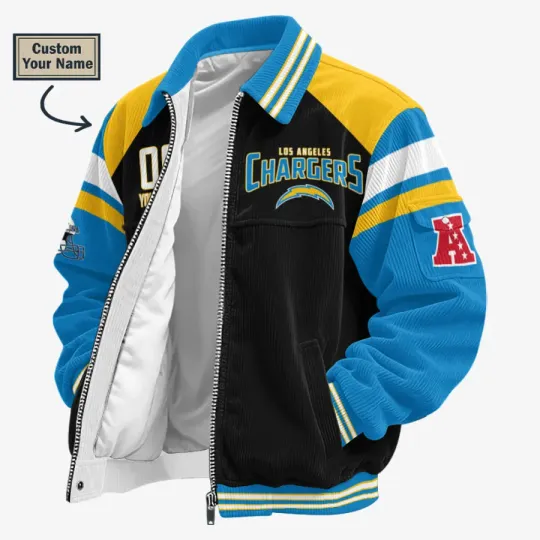 Los Angeles Chargers Classic Varsity Bomber Jacket