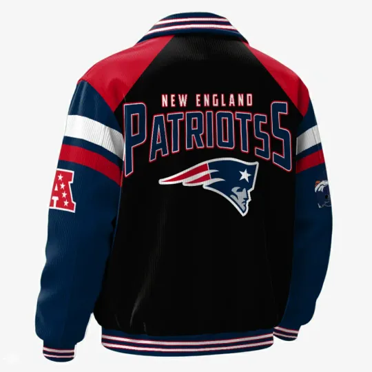 New England Patriots Classic Varsity Bomber Jacket