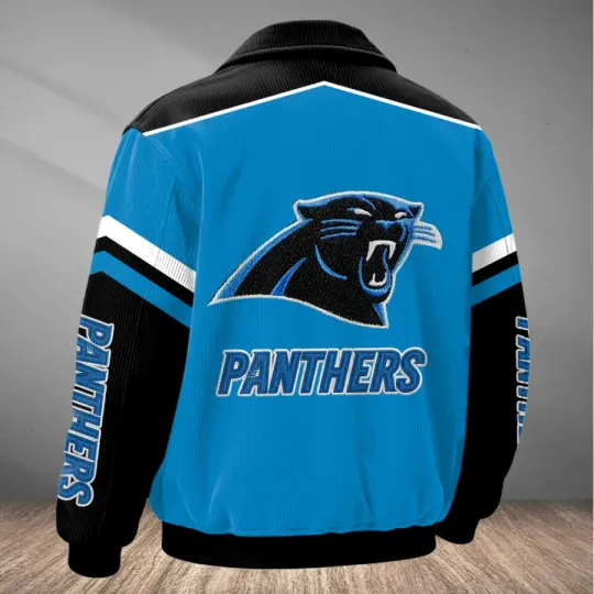 Carolina Panthers Classic Varsity Bomber Jacket