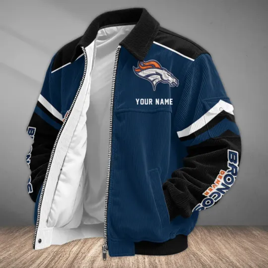 Denver Broncos Classic Varsity Bomber Jacket