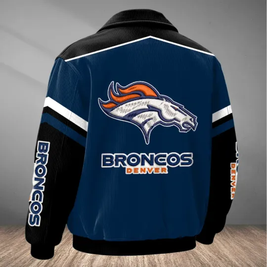 Denver Broncos Classic Varsity Bomber Jacket