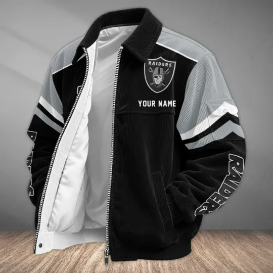 Las Vegas Raiders Classic Varsity Bomber Jacket