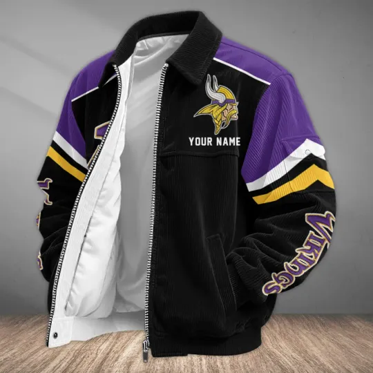Minnesota Vikings Classic Varsity Bomber Jacket