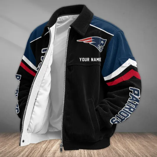 Discover New England Patriots Classic Varsity Bomber Jacket