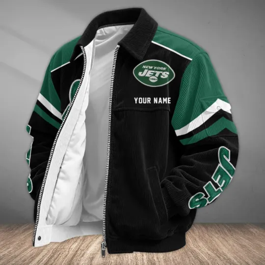 New York Jets Classic Varsity Bomber Jacket