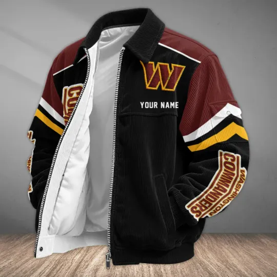 Washington Commanders Classic Varsity Bomber Jacket