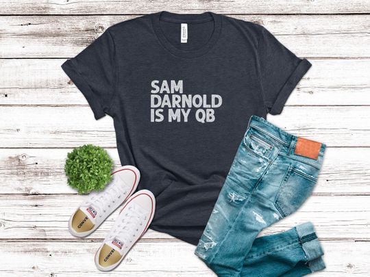 Discover Sam Darnold Is My QB Shirt Seattle Football Fan Gift Championship Game Day Tee Seattle Football Apparel
